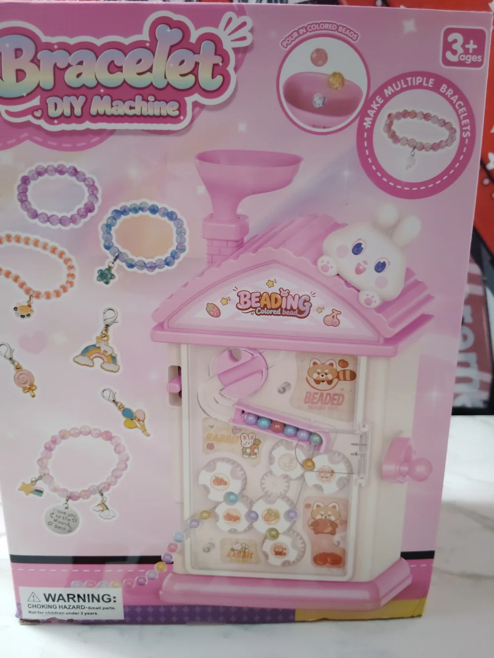 Bracelet DIY Machine Kids Toy - Pink